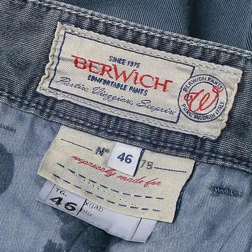 베르위치 [Berwich] 원플리츠 이태리 슬림 카고 팬츠 테이퍼드 바지 8