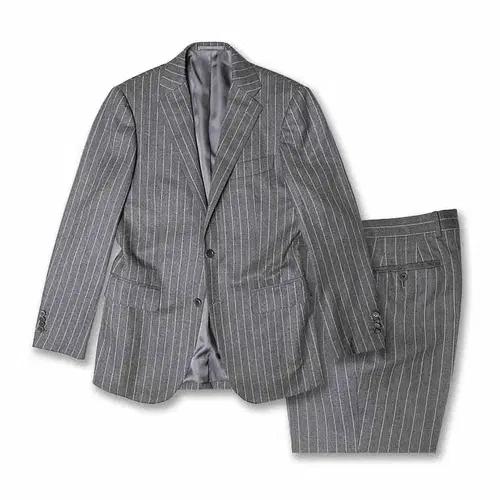 빔즈 에프 [Beams F] 그레이 스트라이프 울 F/W 수트 2