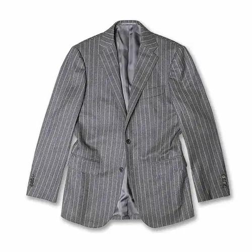 빔즈 에프 [Beams F] 그레이 스트라이프 울 F/W 수트 3