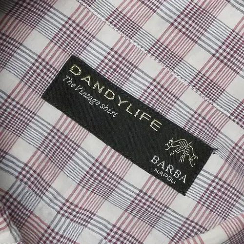 바르바 나폴리 [Barba Napoli] 댄디 라이프 체크 빈티지 셔츠 5
