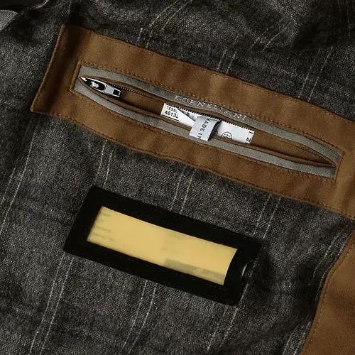 꼬르넬리아니 [Corneliani] 카멜 스웨이드 퀼팅 하프 코트 자켓 10