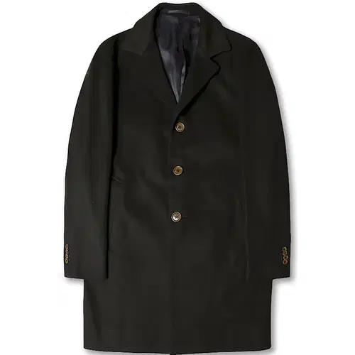 링자켓 [Sartoria Ring] 블랙 울 캐시미어 핸드메이드 싱글코트 2