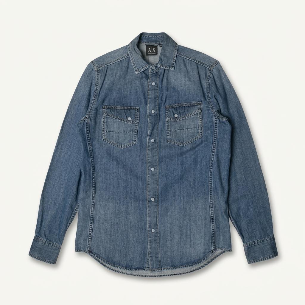 아르마니 익스체인지 [Armani Exchange] 데님 웨스턴 셔츠 1