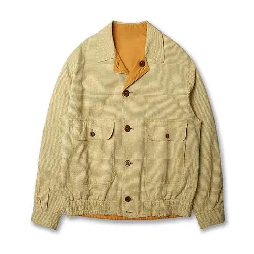 브리오니 [Brioni] 이태리 로마 코튼 리버시블 블루종 자켓 3