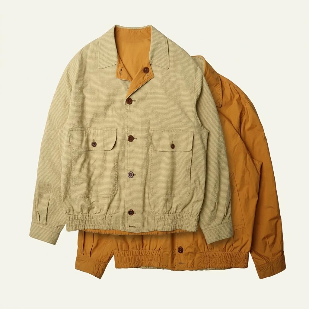 브리오니 [Brioni] 이태리 로마 코튼 리버시블 블루종 자켓 1