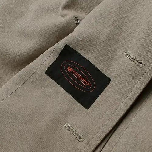 몬테도로 [Montedoro] 베이지 헤비 코튼 피코트 이탈리아 자켓 8
