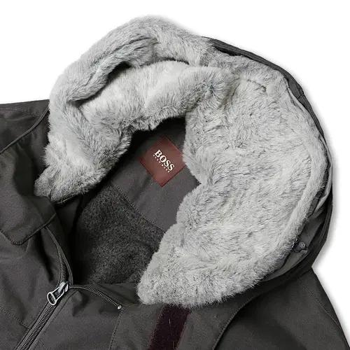 휴고 보스 [Hugo Boss] 그레이 바움울레 코튼 독일 롱 필드자켓 3