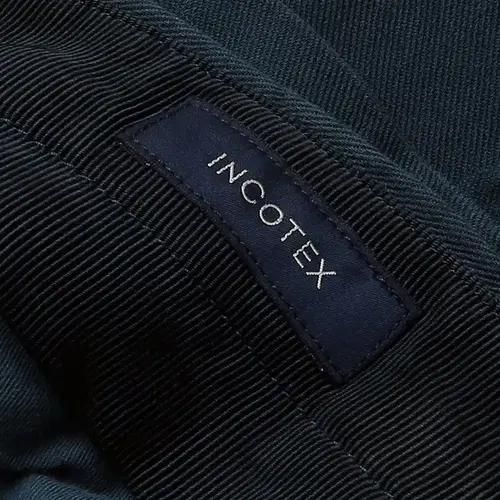 인코텍스 [Incotex] 청록 네이비 슬림 테이퍼드 핏 팬츠 이탈리아 7