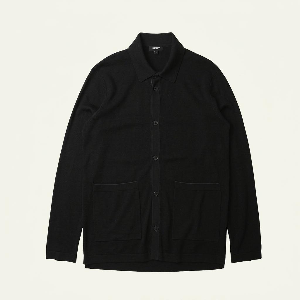 DKNY [DKNY] 차콜 울 니트 셔츠 한섬 라이센스 1