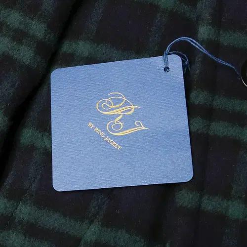 링자켓 [Ring Jacket RJ] 체크 울 클래식 캐주얼 피코트 8