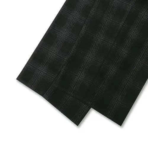 피티제로우노 [PT01] 라나 버진울 에보핏 블랙 체크 슬랙스 이탈리아 6