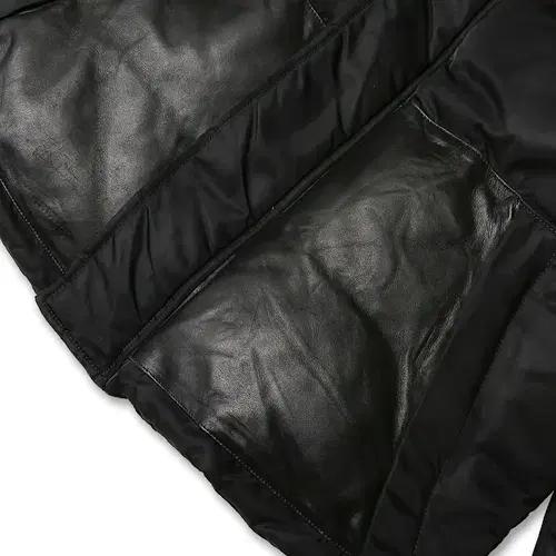 올세인츠 [Allsaints] 레더 배색 블랙 숏 패딩 자켓 4
