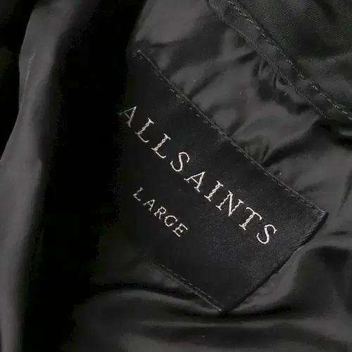 올세인츠 [Allsaints] 레더 배색 블랙 숏 패딩 자켓 6