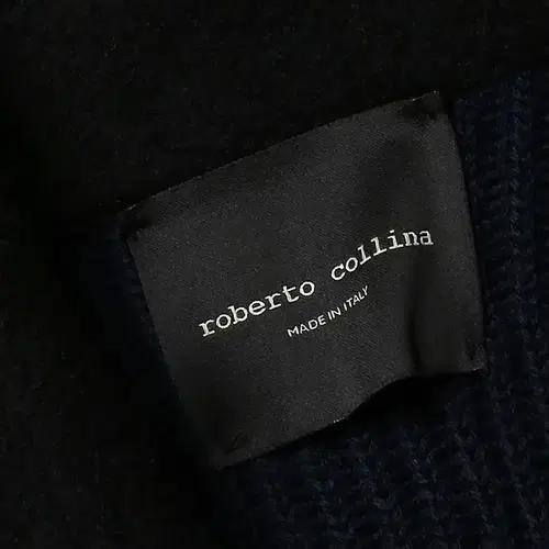 로베르토 콜리나 [Roberto Collina] 니트 칼라 블루종 자켓 6