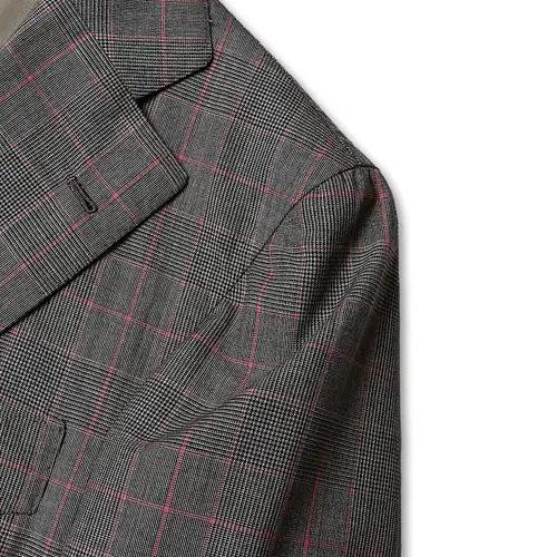 오라치오 루치아노 [Orazio Luciano] 글렌 체크 나폴리 수트 5