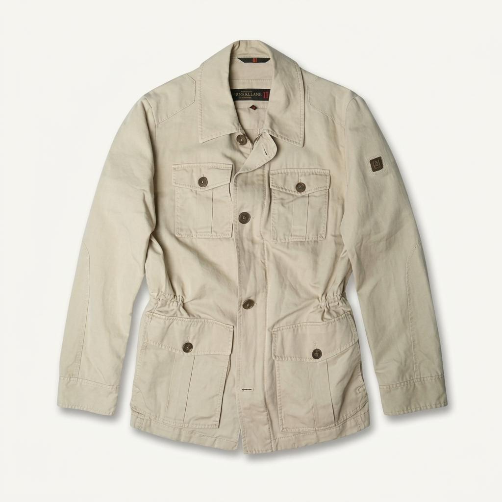 꼬르넬리아니 [Corneliani] ID 플랙스 린넨 면 클래식 필드자켓 1