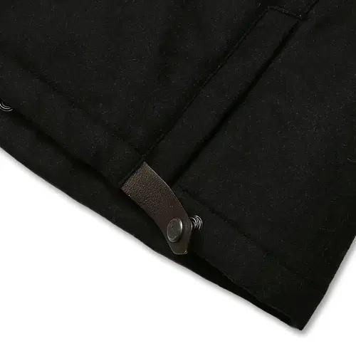 랄프 로렌 [Ralph Lauren] 차콜 그레이 울 블랙 라벨 필드자켓 10
