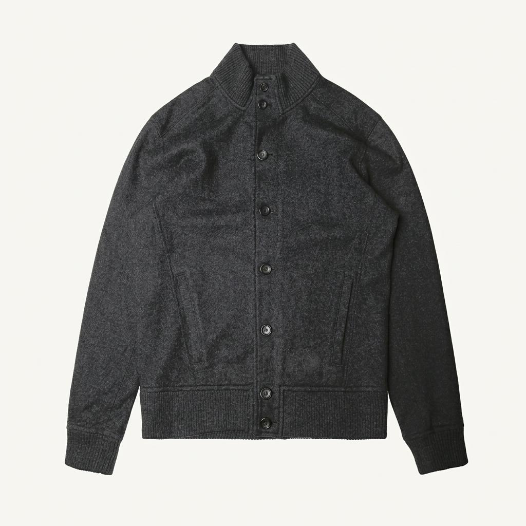 링자켓 [Ring Jacket] 차콜 울 A1 클래식 블루 라벨 자켓 1