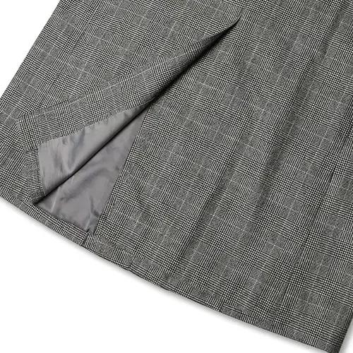 더 수트 컴퍼니 [The Suit Company] 글렌체크 히든버튼 코트 6