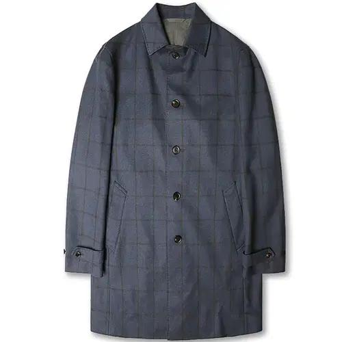 블루 에 그리지오 [Blu e Grigio] 울 체크 클래식 일본 맥코트 2