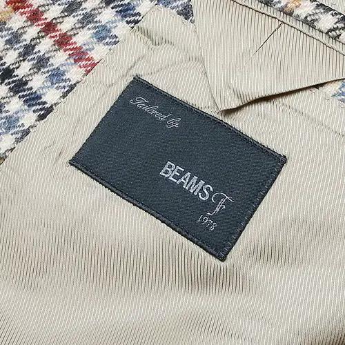 빔즈 에프 [Beams F] 멀티 체크 울 테일러링 스포츠 자켓 클래식 6