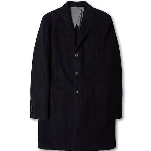 헤보 [Hevo] 네이비 울 이태리 메이드 싱글 코트 체스터필드 코트 2