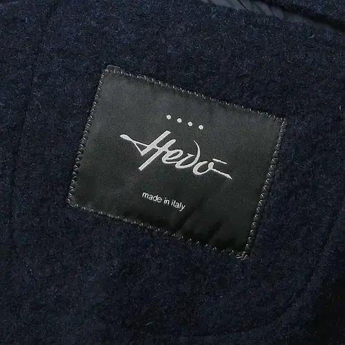 헤보 [Hevo] 네이비 울 이태리 메이드 싱글 코트 체스터필드 코트 7