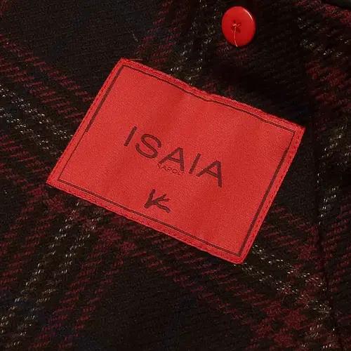 이자이아 [Isaia] 라나 울 캐시미어 체크 럭셔리 스포츠 자켓 버건디 9