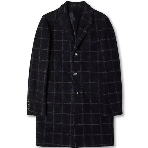 유나이티드 애로우즈 [United Arrows] 바우 체크 울 싱글 코트 2