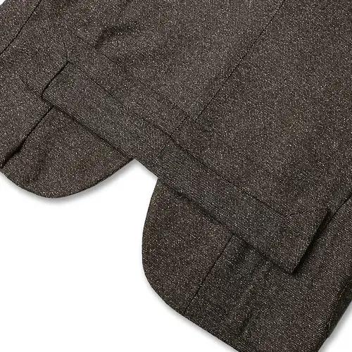 빔즈 에프 [Beams F] 브라운 멜란지 클래식 캐주얼 스포츠 자켓 5