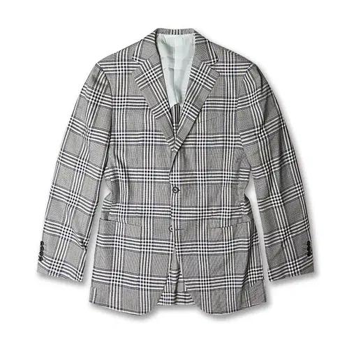 빔즈 에프 [Beams F] 체크 울 실크 재패니즈 스포츠 자켓 클래식 2