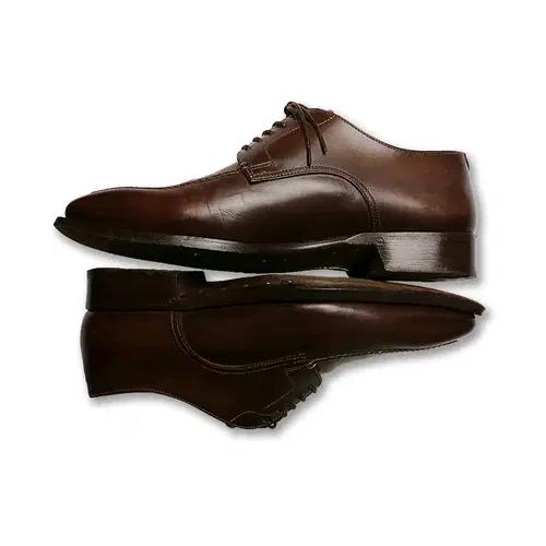 산토니 [Santoni] 브라운 이탈리아 유팁 슈즈 남성적인 쉐잎 3