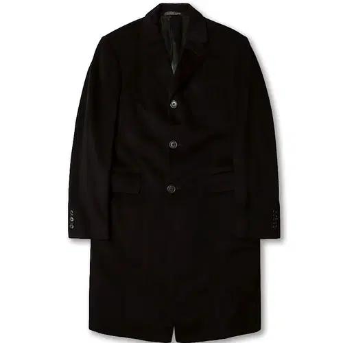 꼬르넬리아니 [Corneliani] 블랙 버진울 캐시미어 체스터필드 코트 2