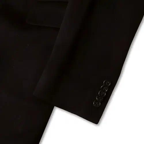 꼬르넬리아니 [Corneliani] 블랙 버진울 캐시미어 체스터필드 코트 6
