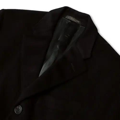 꼬르넬리아니 [Corneliani] 블랙 버진울 캐시미어 체스터필드 코트 3