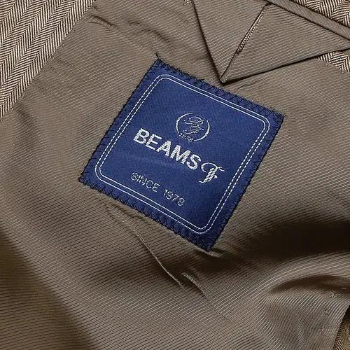 빔즈 에프 [Beams F] 헤링본 클래식 테일러드 자켓 정장자켓 7