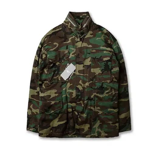 빔즈 플러스 [Beams +] 카모플라쥬 나일론 필드자켓 M-65 점퍼 2