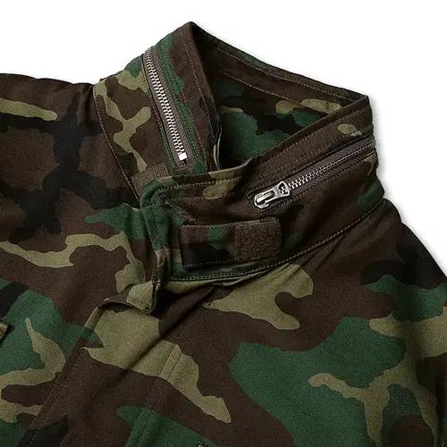 빔즈 플러스 [Beams +] 카모플라쥬 나일론 필드자켓 M-65 점퍼 3