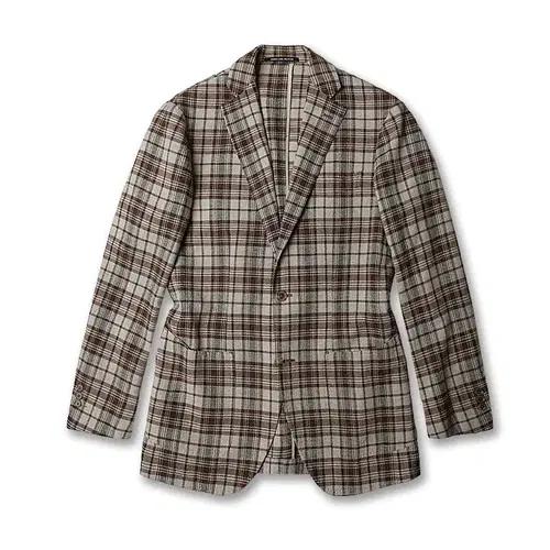 링자켓 X 그린 라벨 릴렉싱 [Sartoria Ring] 체크 스포츠자켓 2