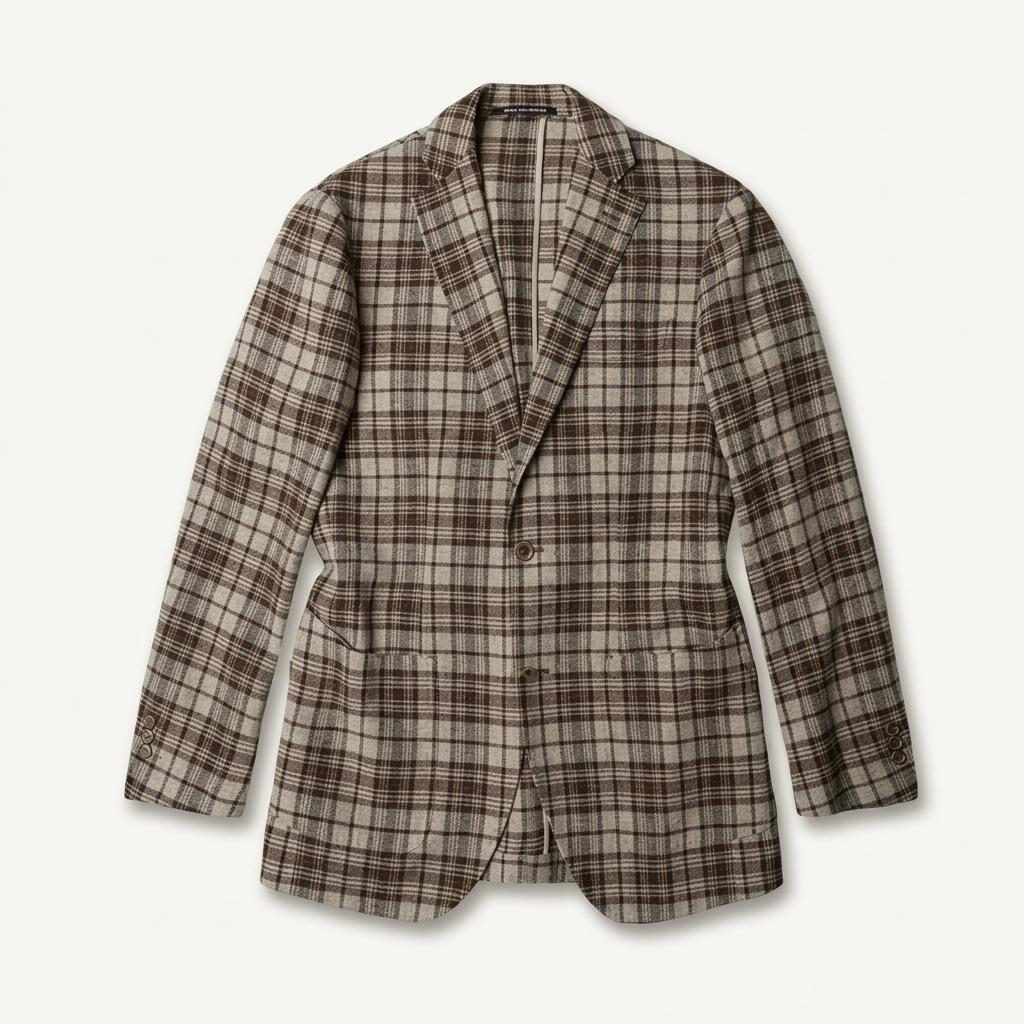 링자켓 X 그린 라벨 릴렉싱 [Sartoria Ring] 체크 스포츠자켓 1