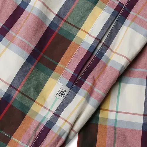 바라쿠타 [Baracuta] 멀티 체크 유니크 블루종 자켓 헤리티지 5