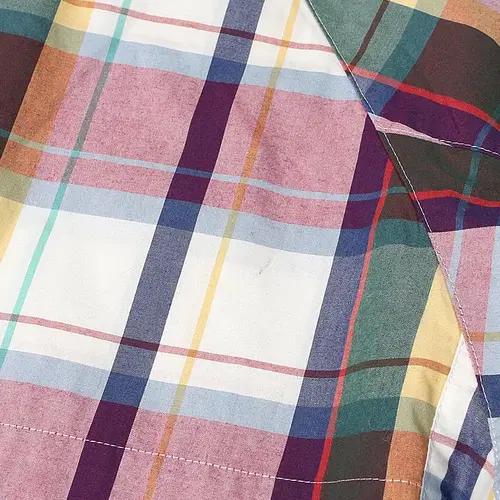 바라쿠타 [Baracuta] 멀티 체크 유니크 블루종 자켓 헤리티지 9