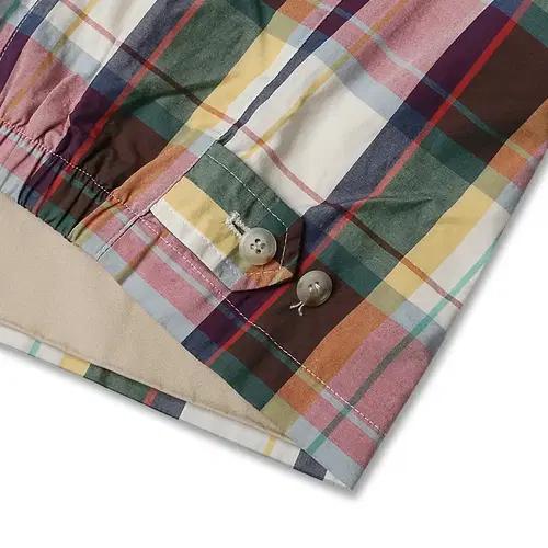 바라쿠타 [Baracuta] 멀티 체크 유니크 블루종 자켓 헤리티지 7