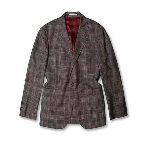 브루넬로 쿠치넬리 [Brunello Cucinelli] 브라운 체크 자켓 2
