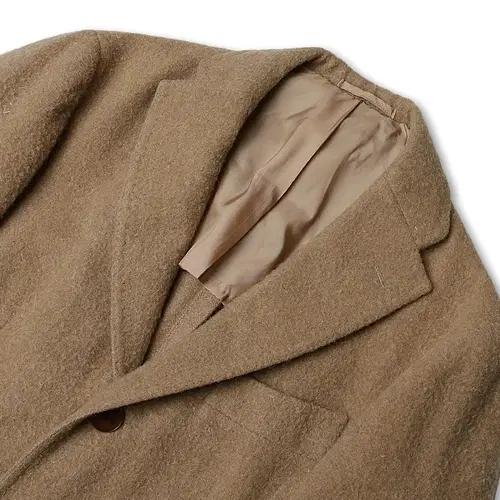 링자켓 [Ring Jacket] 베이지 울 알파카 스탠다드 싱글 코트 3