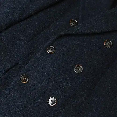 라르디니 [Lardini] 다크 네이비 카센티노 더블 코트 4