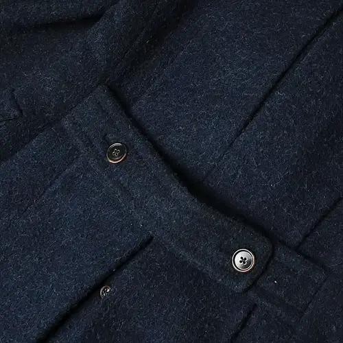 라르디니 [Lardini] 다크 네이비 카센티노 더블 코트 7