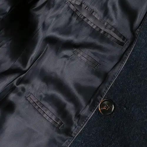 라르디니 [Lardini] 다크 네이비 카센티노 더블 코트 9