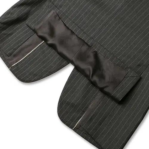 라르디니 [Lardini] 로로피아나 스트라이프 그레이 블레이저 자켓 5
