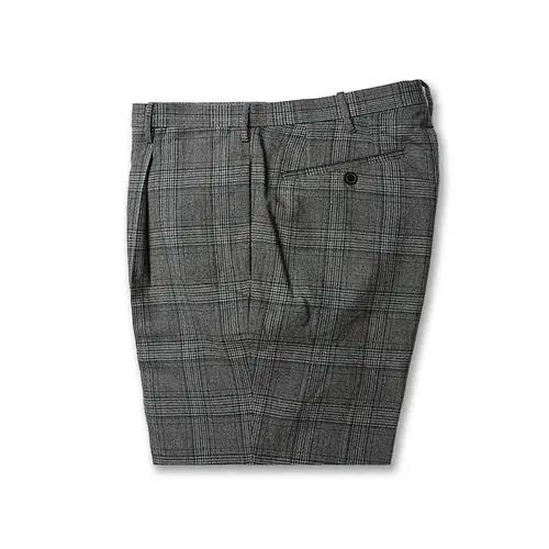 카모시타 [Camoshita] 글렌 체크 피크트 라펠 클래식 수트 9